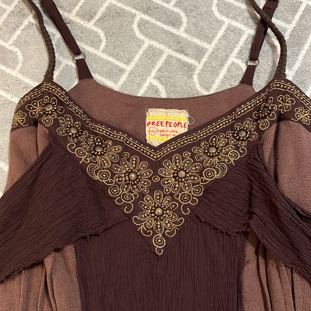 Free People Brown Dress - Picture 2 of 8